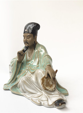 公仔人物古典风诸葛亮家居装饰