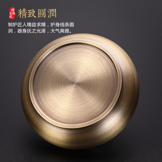 Xuan Rong Pavilion Messing großer Weihrauchbrenner