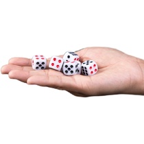 Number 14 points 14 Number of points Color Acrylic White Bottom Red Black Dot corner Mahjong Dice Wine Order Points Sieve 1 4cm