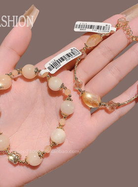 爆款月销10万件韩国进口原石手链