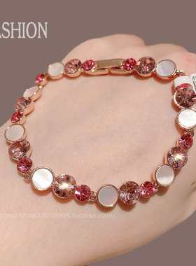 爆款月销10万件韩国进口镶钻手链