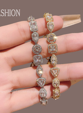 爆款月销10万件韩国进口锆石手链