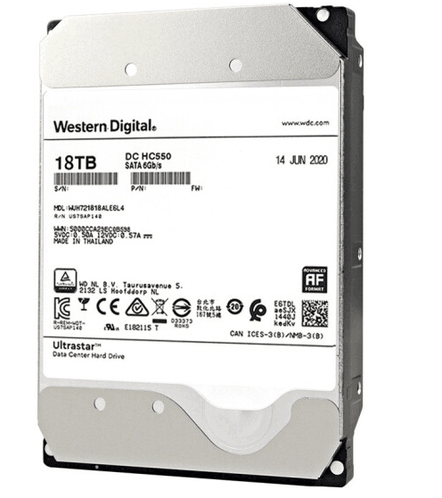 WD/西部数据 WUH721818ALE6L4 18T 7.2K SATA3企业级氦气硬盘18TB - 图0