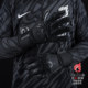 Halo goalkeeper top with pure black one-touch goalkeeper gloves