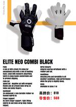 Fire Soccer 2022 new Elite Sport halo football NEO BLACK goalkeeper without finger gloves