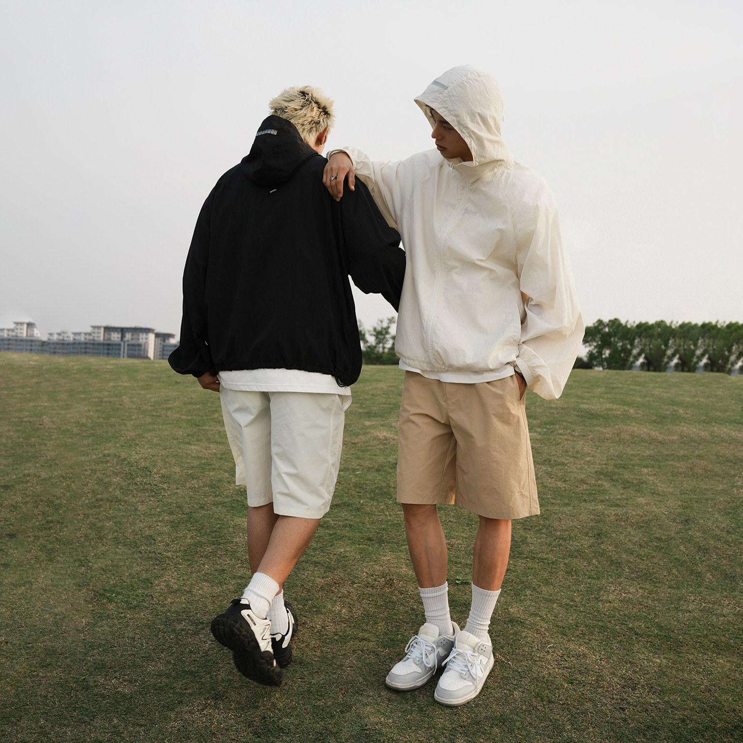 GOGOSOON夏季新款UPF50+防晒服60g男生连帽户外登山百搭宽松外套Q,淘宝优惠券,粉丝福利购,淘宝优惠卷