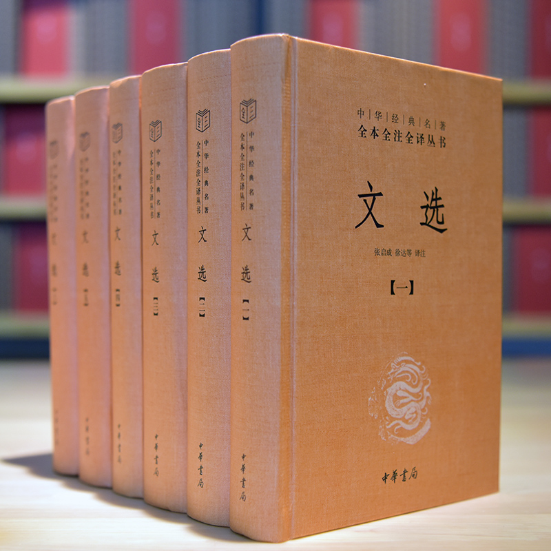 文选 全套共6册 中华书局经典名著全本全注全译丛书 精选先秦至南朝梁代130位作家及若干佚名作者文学作品764篇 世界名著历史古籍 - 图0