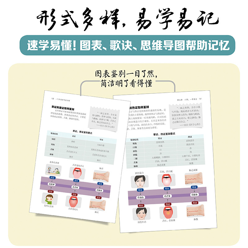 一气呵成学中医诊断 中医基础理论中医书籍大全 中医诊断学医书籍中医书籍中医学概论中医望诊相法中医辨证学中医诊断治疗大全正版 - 图0