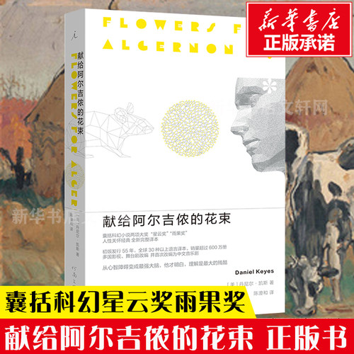 2022新版 献给阿尔吉侬的花束(55周年纪念版)完整译本 囊括科幻小说星云奖雨果奖 24个比利战争作者丹尼尔凯斯文学力作畅销书籍排 - 图2