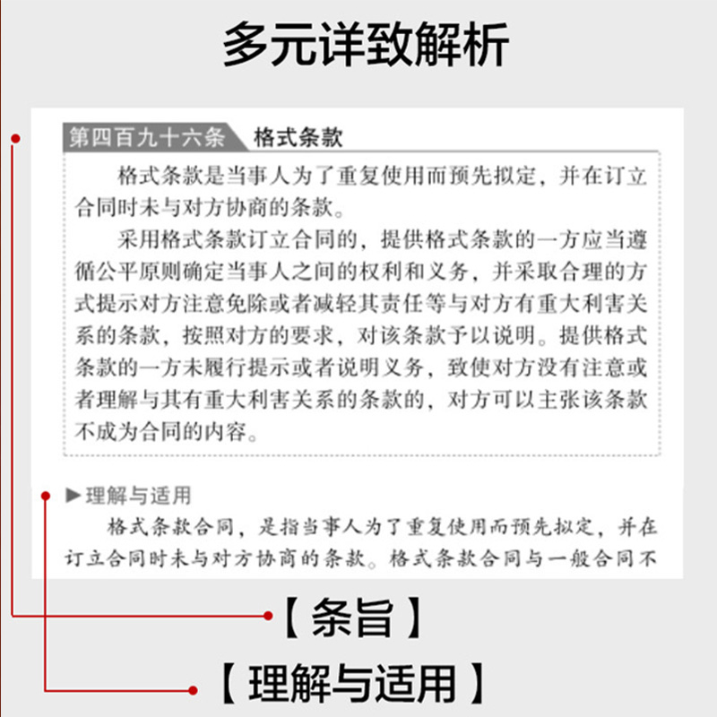 新版2024适用民法典注释本实用版根据民法典合同编通则司法解释修订法律法规民法条例百姓实用法律工具书正版书籍法制出版社-图0