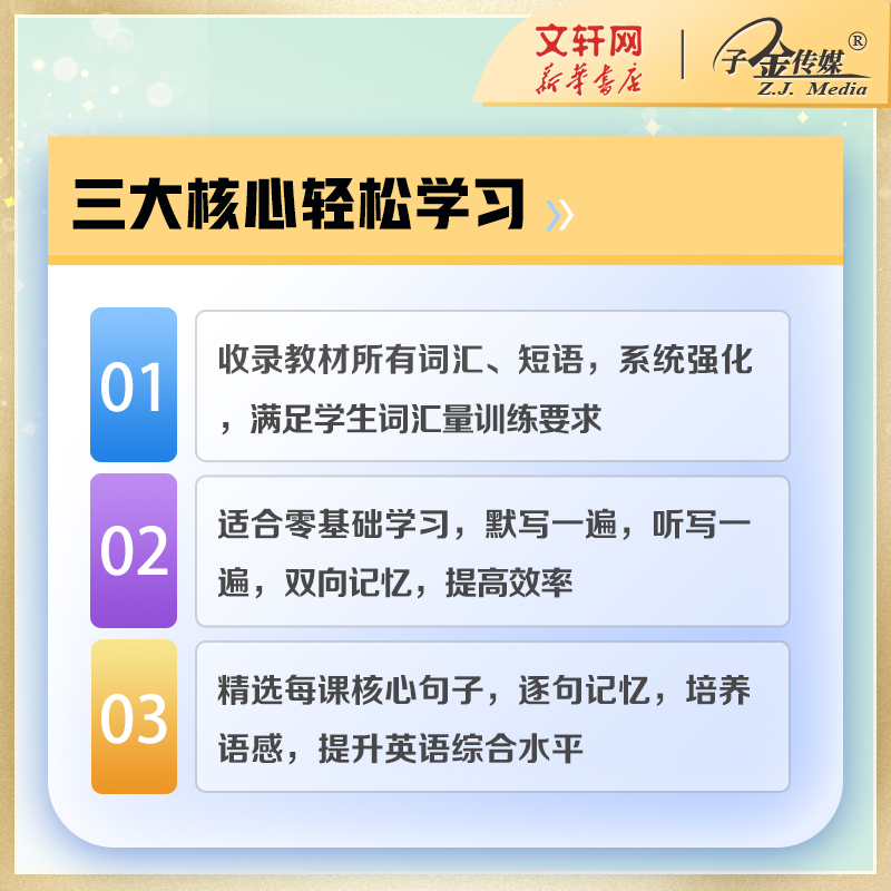 新概念英语2听写默写必备 第二册 焦颖 子金传媒黄子金畅销外语学习工具书 学生用书教材 中小学英语零基础入门书籍新华书店正版