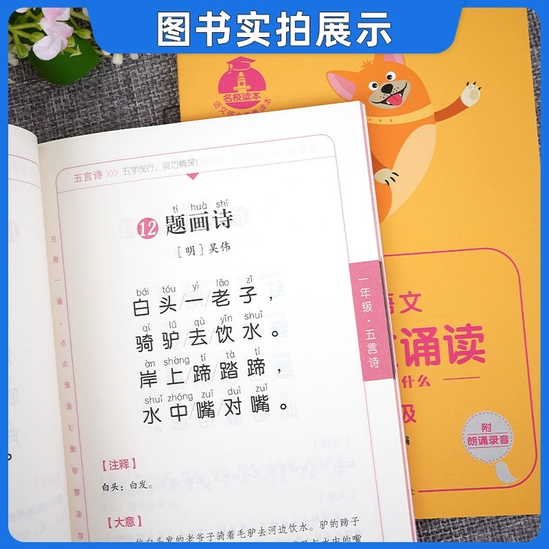 2024新版核心素养语文古诗文诵读全套小学一二三四五六年级同步教材衔接主题小古文晨诵晚读美文鉴赏唐诗诵读课外阅读理解 - 图0