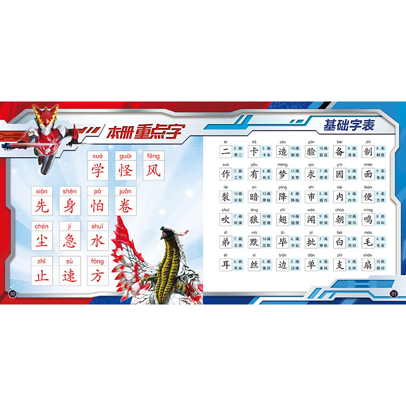 给孩子的神奇识字图画故事书伊卡洛斯 突破识字关键期系列罗布奥特曼大全绘本图画动漫故事书籍注音版3-6周岁幼儿园宝宝南京大学出 - 图2