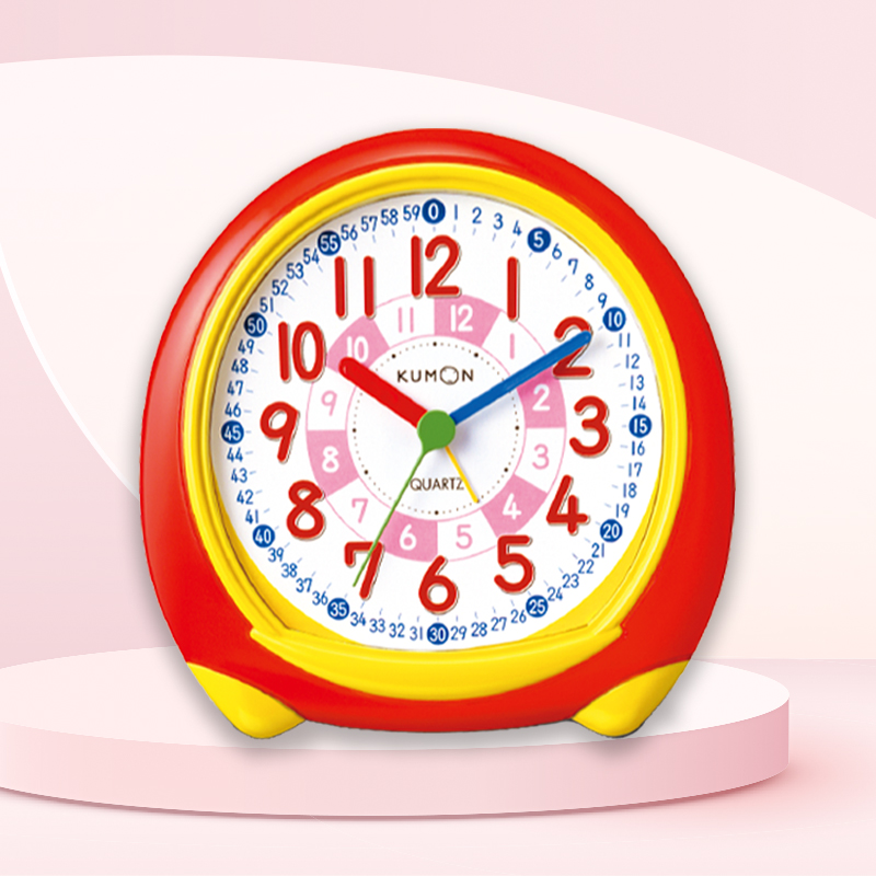 日本kumon公文式一二年级钟表模型认识钟表儿童蒙式早教具挂闹钟 - 图3