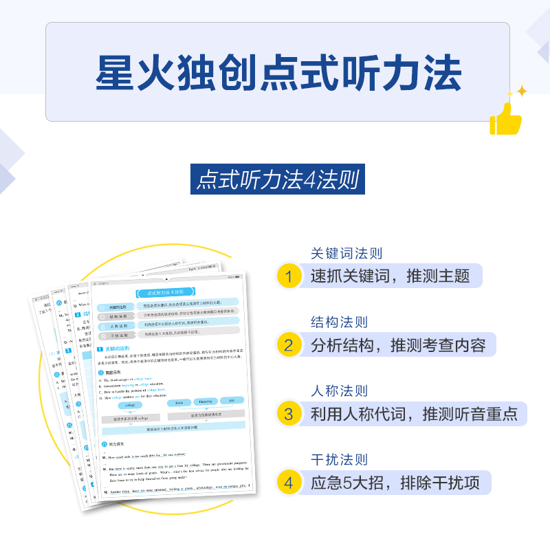 【专四听力】星火专业英语四级2021英语专项听力练习专四专项训练可搭专四真题专四词汇华研专四如鱼得水专八词汇专四专项训练全套-图0