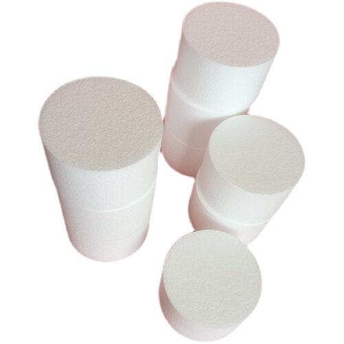 单层假体蛋糕模型多层 5寸7泡沫胚翻糖模具烘焙裱花体圆柱形6寸8 - 图3