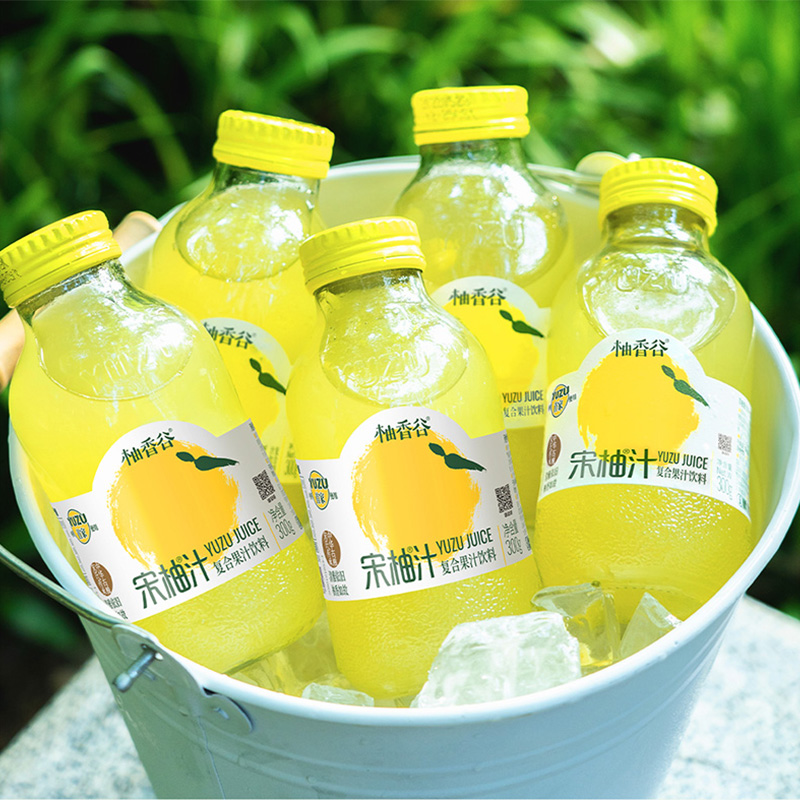 yuzu柚香谷双柚汁胡柚香柚复合果汁饮料常山柚子汁饮品整箱20瓶 - 图2