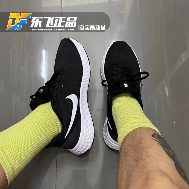 Nike Roshe One小Run男女夏黑白休闲透气网面轻跑步鞋812655-011-图2