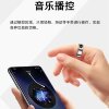 Touch smart ring heart rate blood oxygen brush short video