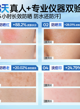 男士美白防晒霜高倍防紫外线