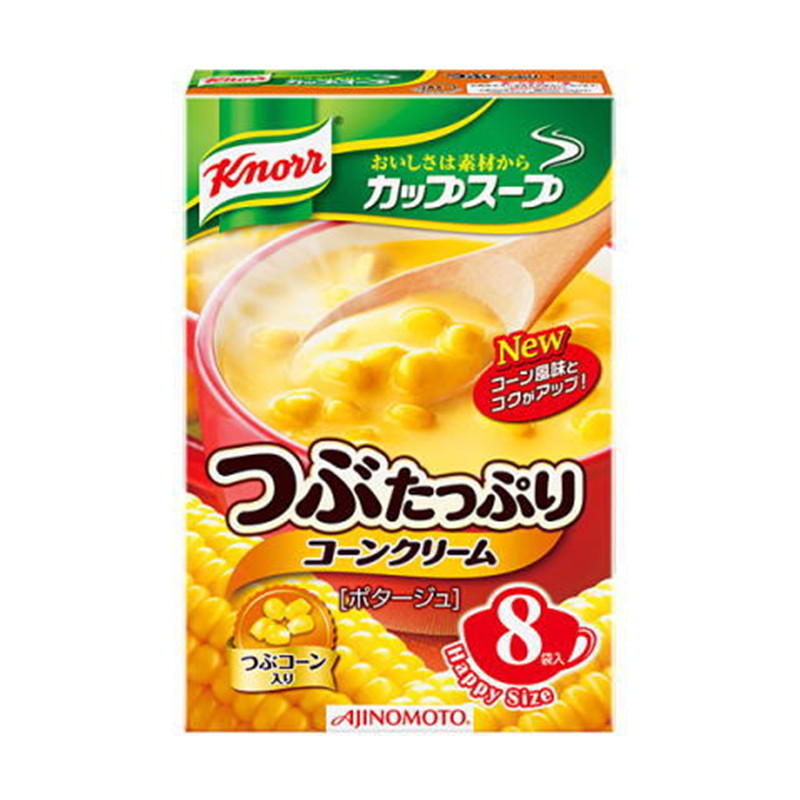 日本味之素家乐Knorr汤料土豆玉米番茄浓汤速食汤8袋入 汤料3袋入 - 图3