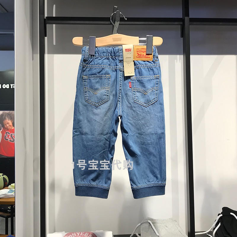 特价李维斯Levi's童装夏款男女童牛仔七分中裤子潮LV2022054PS-图2