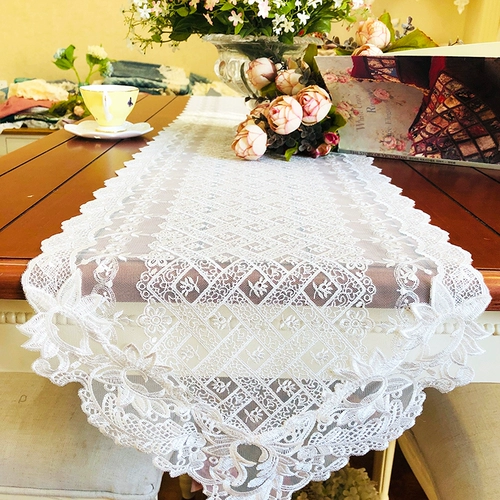 Европейский стиль новая кружевная ткань, флаг американский простота длинное обеденное столовое столочное столик для телевизионного шкаф
