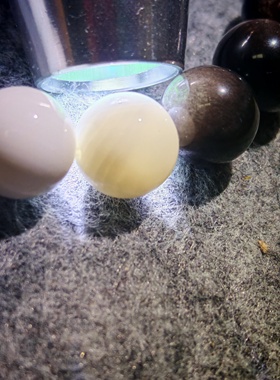 花道语阁天然深海贝壳银曜石太极手串七宝手链新中式饰品禅意