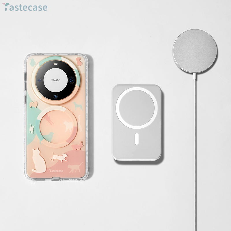 Tastecase新款动物园磁吸手机壳适用于华为Mate60Pro+保护壳原创磨砂卡通可爱Mate60Pro个性时尚防摔手机套 - 图2