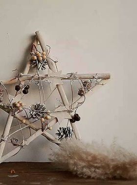 久伴北欧风格文艺木质创意摆件