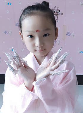 儿童跳舞新娘铃铛时尚风指环手链