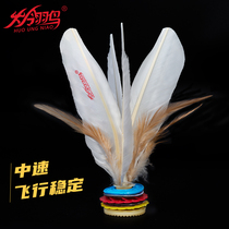 Good friend Fire Feather Birds shuttlecock Sub-race Speed Kick-resistant Chicken Hair Splined Balls Adults Fitness Children Elementary School Kids Keys
