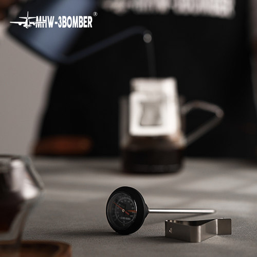 MHW-3BOMBER轰炸机吧台温度计 打奶泡测温计手冲咖啡机械式温度针 - 图2