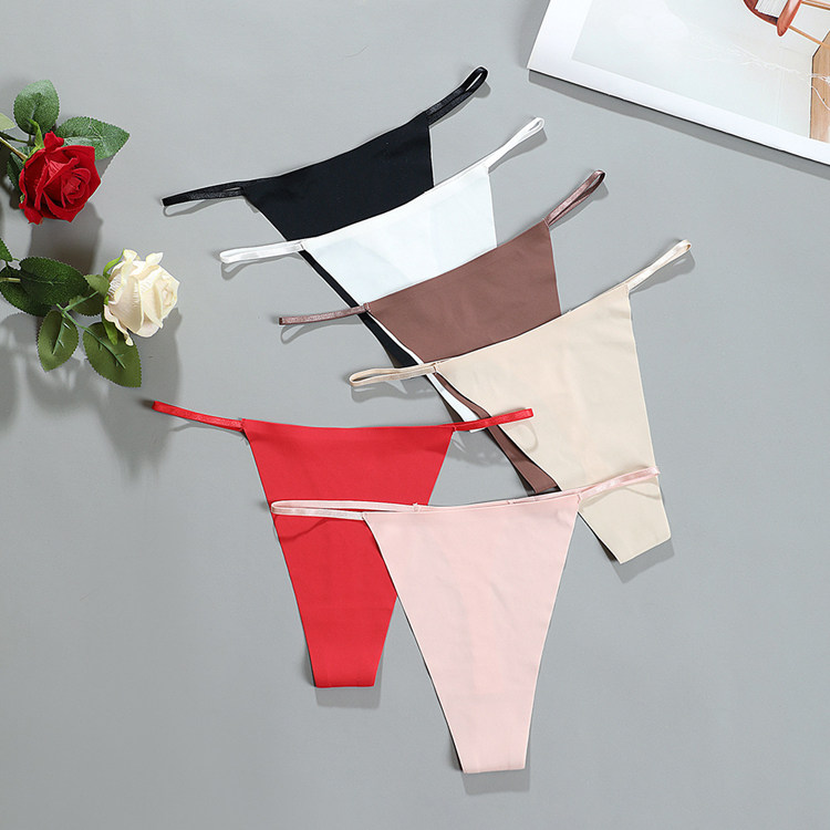 80-140斤瑜伽裤内裤女细带隐形冰丝无痕一片式女士运动丁字裤棉档,淘宝优惠券,粉丝福利购,淘宝优惠卷