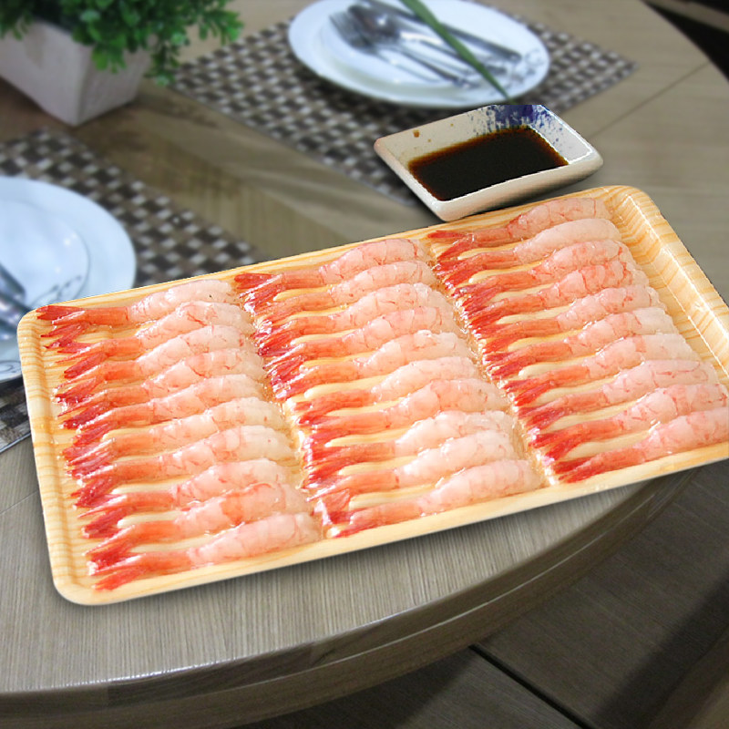 30 arctic sweet shrimps sashimi with heads removed