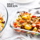 ເຕົາອົບໄມໂຄເວຟໃນຄົວເຮືອນ baking dish ຖ້ວຍແກ້ວທົນທານຕໍ່ຄວາມຮ້ອນ