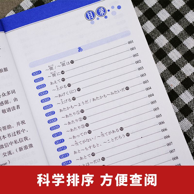 日语蓝宝书新日本语能力考试N1-N5词汇随身背日语单词N1/N2/N3/N4/N5日语词汇大全搭振宇日语考试真题日语词汇文法语法日语入门-图1