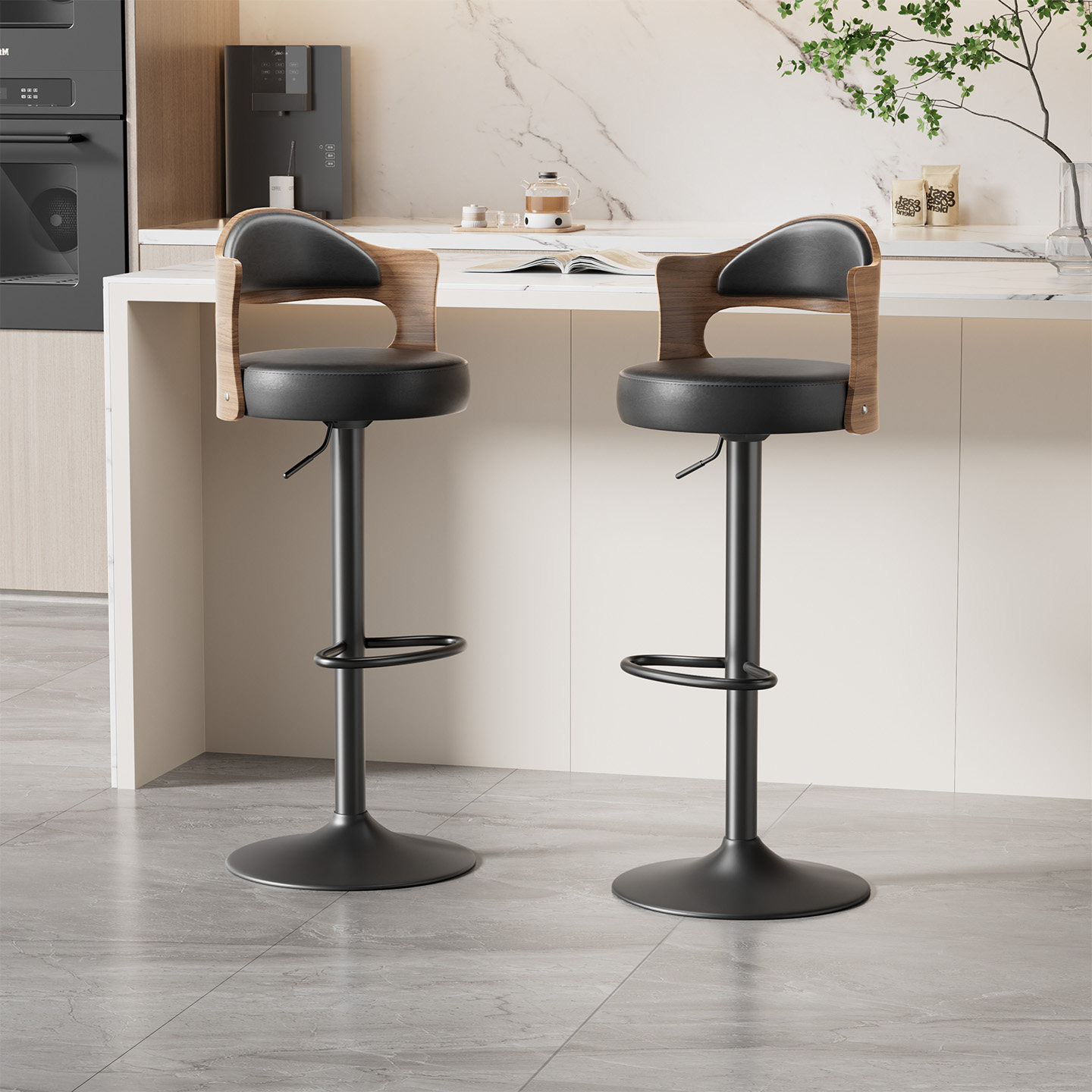 吧台椅子高脚凳轻奢酒吧椅高级感家用岛台实木靠背凳收银台专用椅,淘宝优惠券,粉丝福利购,淘宝优惠卷