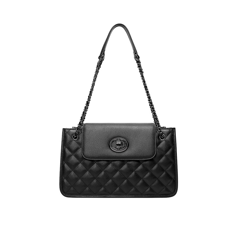 【专柜】Cuud女包包2026新款时尚菱格腋下托特包牛皮链条单肩大,淘宝优惠券,粉丝福利购,淘宝优惠卷