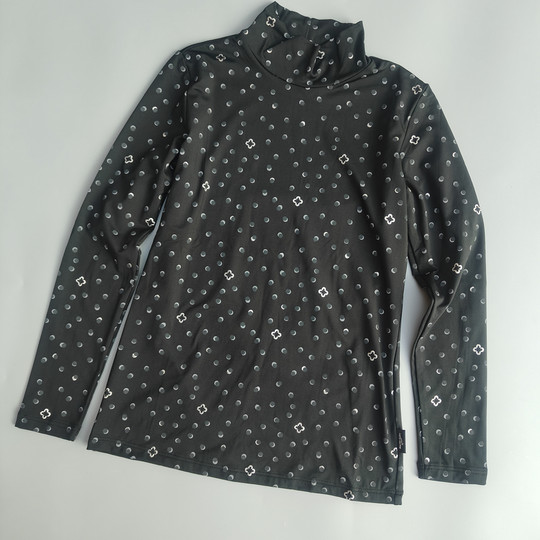 日本东丽面料高尔夫女装半高领长袖打底衫polo保暖加绒防晒t恤衣