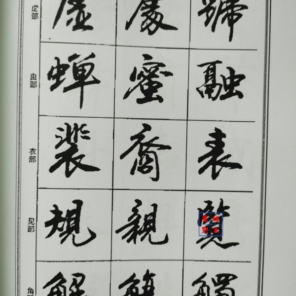 自制卢定山行书入门技法名人字帖书法教程成人青少年练字 - 图3