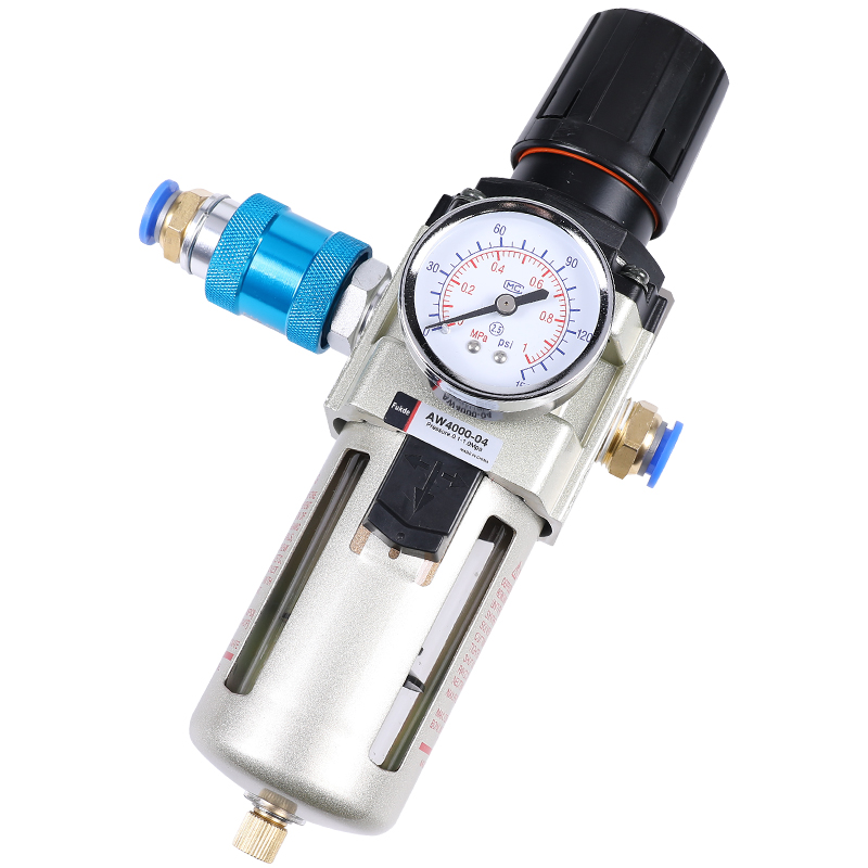 调压阀过滤器减压阀AW4000-04D自动排水油水分离器空气泵气压气动 - 图3
