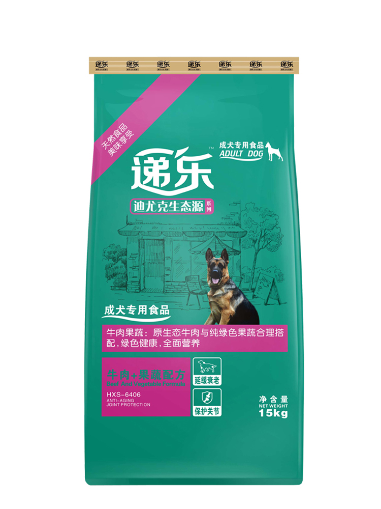迪尤克狗粮通用型成犬15kg30斤金毛拉布拉多萨摩耶递乐狗粮大型犬优惠券