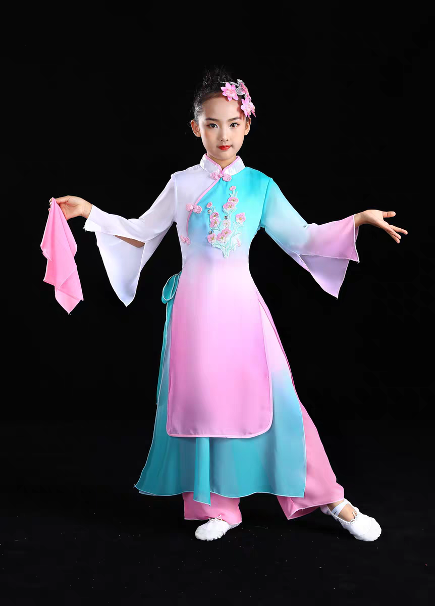 古典舞演出服女飘逸中国风艺考扇子舞伞舞雪纺秧歌服2026新款套装,淘宝优惠券,粉丝福利购,淘宝优惠卷