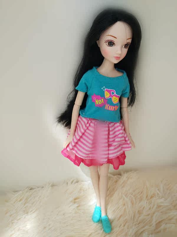 1/6衣服配件两件套上下套装可儿娃娃小布兵人巴比适用换装衣服,淘宝优惠券,粉丝福利购,淘宝优惠卷