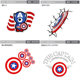Car Sticker Superman Scratch Captain America Iron Man