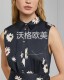 Vogel British TB brand spring and summer new fresh and feminine daisy print sleeveless shirt shirt sleeveless shirt ຍີ່ຫໍ້ Vogel ອັງກິດ