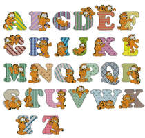 8113 Coffee Cat Alphabet Cross Embroidered source file XSDs