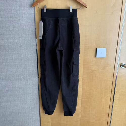 lululemon fleece + ripstop 女士徒步高腰拉绒工装运动裤 - 图2