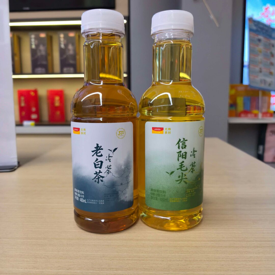 中石油昆仑好客北纬茶时信阳毛尖老白茶原叶茶480ml15瓶整箱邮政